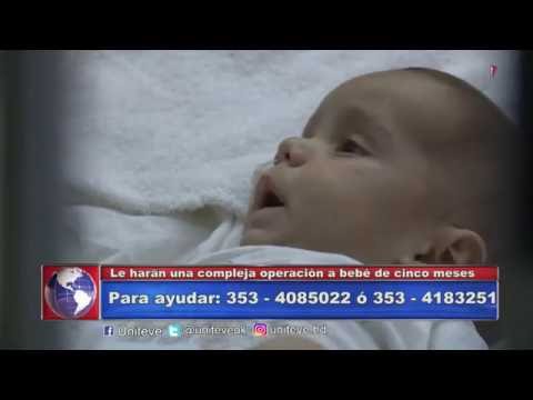Le harán una compleja operación a bebé de cinco meses