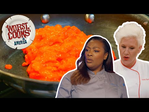 Most-Upsetting Cooking Moments from Worst Cooks S27 Premiere | Worst Cooks in America | Food Network
