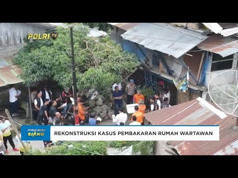 POLDA SUMUT GELAR REKONSTRUKSI KEBAKARAN RUMAH SEMPURNA PASARIBU