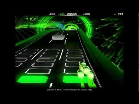 Audiosurf | Dj Kicken vs. MC-Q - Ain't No Party (Like An Alcoholic Party) (pro)