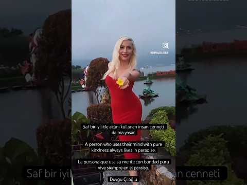 🇮🇩 🇹🇷 🇬🇧 🇪🇸Saf bir iyilikle aklını kullanan insan cenneti daima yaşar.Duygu Çiloğlu