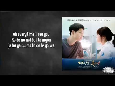 CHEN x PUNCH - Everytime + Lyrics