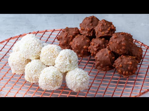 Sie werden nie Raffaello- und Rocher kaufen, nachdem Sie dieses Rezept probieren!| Schmackhaft.tv