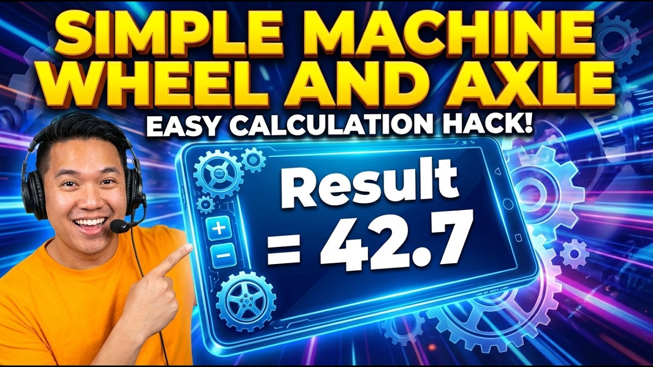 Simple Machine Wheel And Axle Interactive Calculator