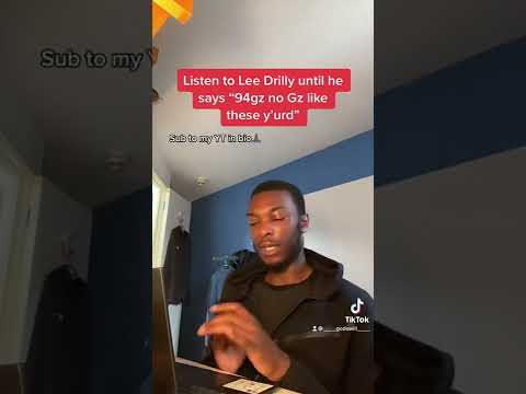 Listening to Lee Drilly until he says “94gz no Gz like these y’urd”
