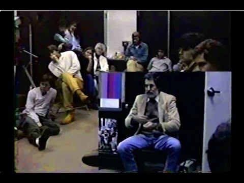 Allan Kaprow, Performance Artist, on "Portable TV" in 1986