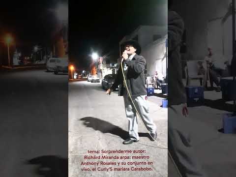 Sorprenderme, autor: Richard Miranda, arpa: maestro Anthony Rosales en vivo, lugar: Mariara,carabobo