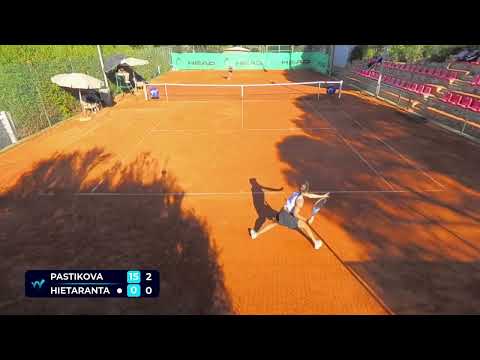 Julie Pastikova [Q] (CZE) vs Laura Hietaranta [4] (FIN) // 6-1 6-3 / W35 Santa Margherita di Pula R1