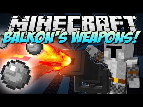 DanTDM - Minecraft | BALKON'S WEAPONS! (Muskets, Knives, Cannons & More!) | Mod Showcase [1.5.1]