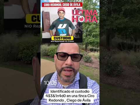 Identificado el custodio 4$3$1n4d0 en Ciego de Ávila