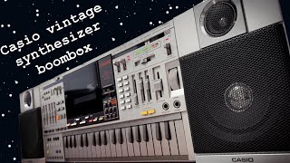 Video thumbnail for CASIO KX-101 Unique & Rare Stereo Cassette Boombox GhettoBlaster / Organ Synthesizer by Venga-Vintage