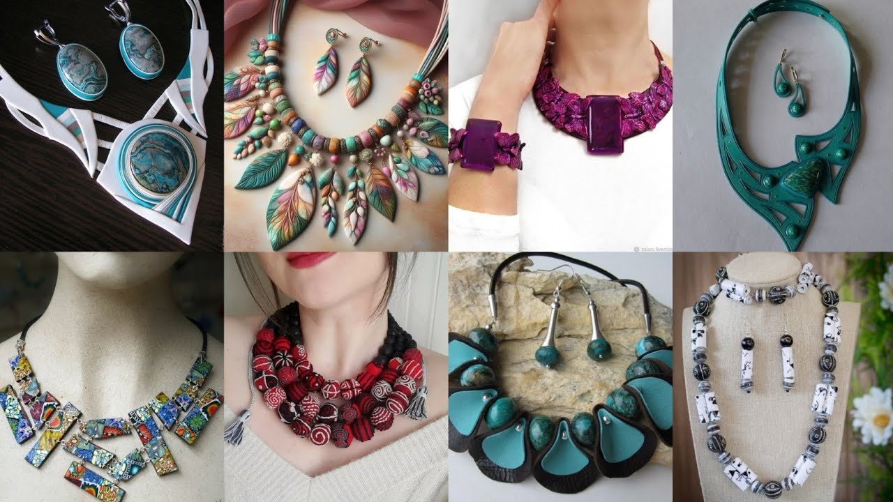 Mind-Blowing😍 Fabric Necklaces with Futuristic Materials – Jewelry Like Never Before! ✨