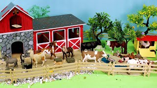 Fun Farm Small and Big Barn Animal Figurines