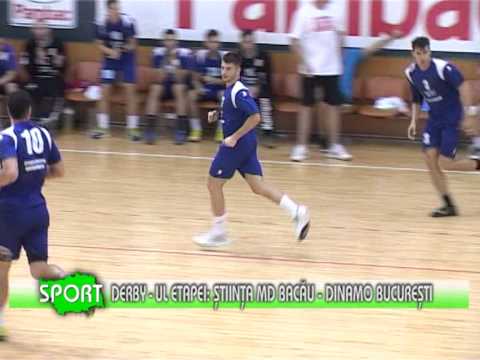 Dreby-ul etapei: Ştiinţa MD Bacău --Dinamo Bucureşti   - www.1tvbacau.ro (19.11.2013)