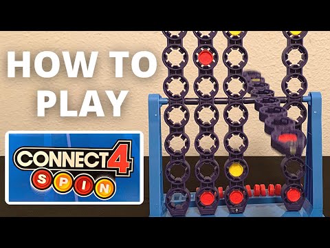 How to Play Connect 4 Spin Game in 1 Minute!