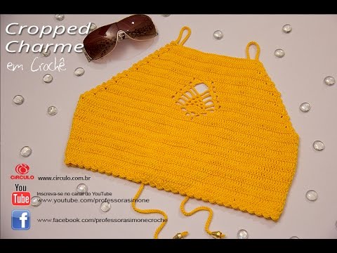 Cropped Charme Amarelo
