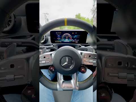 Mercedes A45s AMG - Akrapovic exhaust sound video - interior