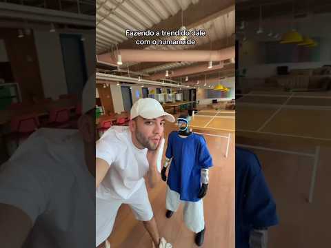 FAZENDO A TREND DO DALE COM O HUMANOIDE #lucasrangel #trend #humanoide