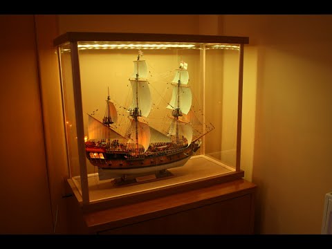 Revell 1:72 pirate ship display case - cheap and easy to make