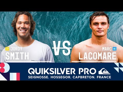 Jordy Smith vs. Marc Lacomare - Round Three, Heat 6 - Quiksilver Pro France 2017