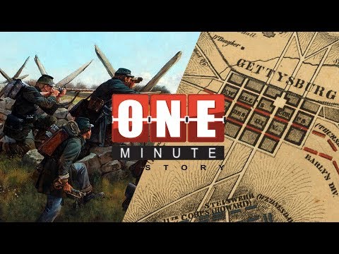 GETTYSBURG DAY 1 of 3 - July 1, 1863 - Battles of the American Civil War - One Minute History