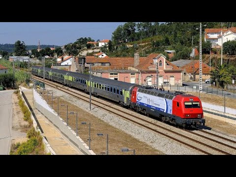 Trens ou Comboios no Porto, Ermesinde e na Linha do Douro Dez em Portugal