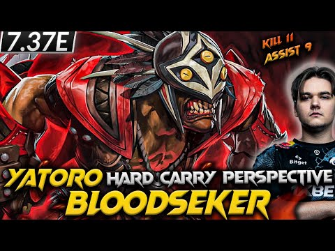 🔥7.37E - Crazy Yatoro Bloodseeker Hard Carry - DOTA 2 (Full Gameplay with no commentary) #yatoro