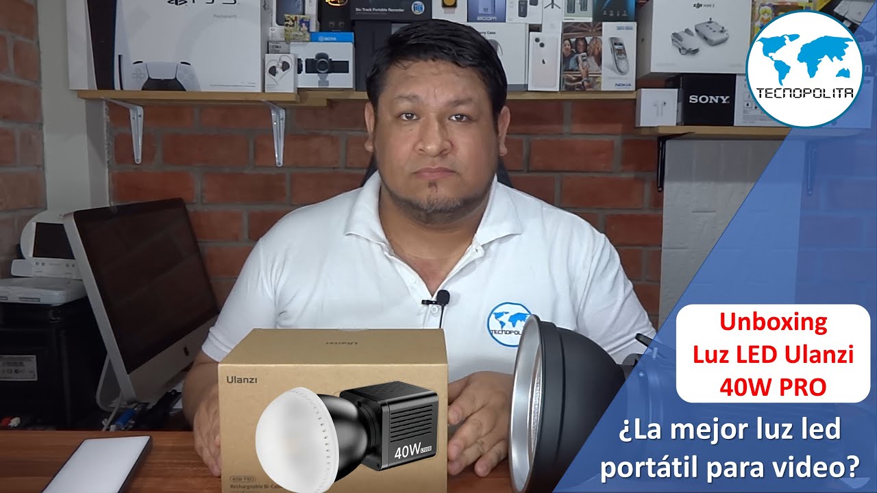 Unboxing Luz LED Ulanzi 40W PRO L023