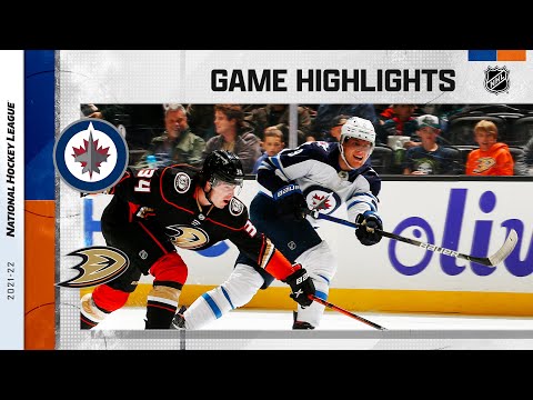 Jets @ Ducks 10/26/21 | NHL Highlights