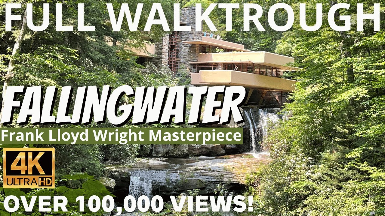 Fallingwater Full Walkthrough Tour | Frank Lloyd Wright Masterpiece