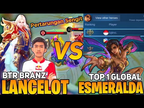 Former Top 1 Global Lancelot BTR Branz vs Top 1 Global Esmeralda iqino - Mobile Legends