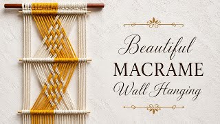 Macrame Wall Hanging Tutorial | Macrame Wall Hanging 2026 | Boho Macrame Wall Hanging | Wall Decor 