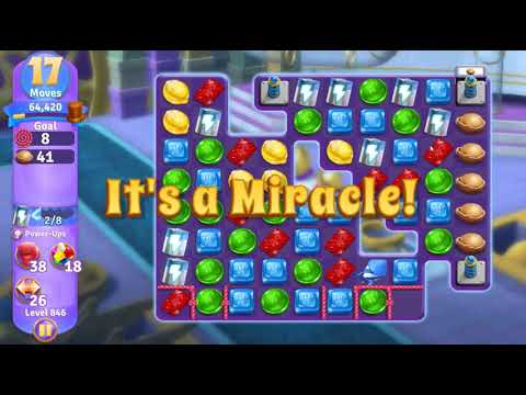 Wonka's World of Candy Level 846 NO BOOSTERS - A S GAMING ✔