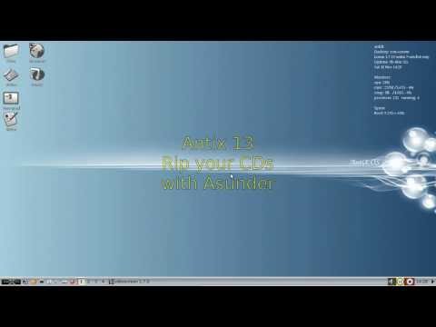 Antix 13 Stable - Asunder - Rip your CD's to digital MP3, FLAC or OGG
