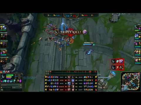 Akali 1v5 Pentakill [Patch 7.4]