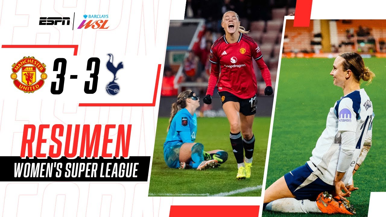 HEROICO EL UNITED: EMPATÓ UN 0-3 EN EL PARTIDO DE LA FECHA | M. United 3-3 Spurs | RESUMEN