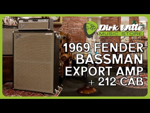 Fender 1969 Bassman Export Amp "Drip Edge" with 2x12 Cabinet image 9
