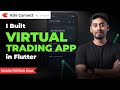 Build A Virtual Trading App In Flutter Using Zerodha Kite API Google Antigravity Live Demo