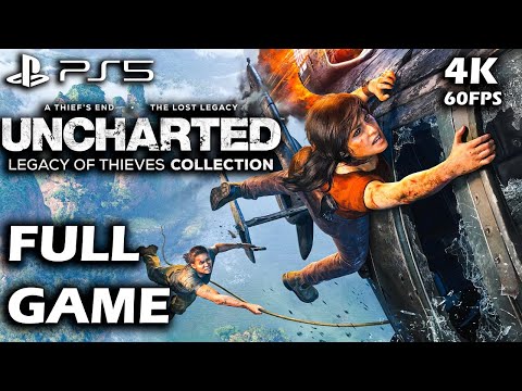 UNCHARTED 4 THE LOST LEGACY PS5 REMASTERED Full Gameplay Walkthrough (4K 60FPS) - No commentary