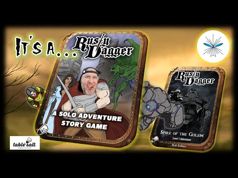 Rusty Dagger - Intro, Components, Set-up, Character Creation