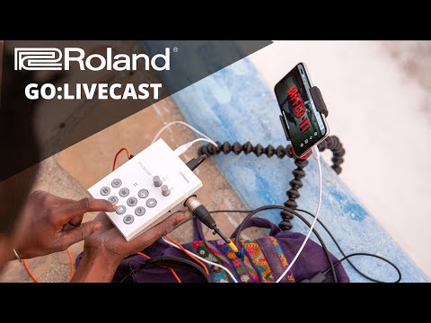 Roland GO:LIVECAST Live Streaming Studio for Smartphones - Clipe