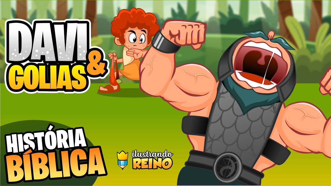 Davi e Golias - História Bíblica Infantil - IR
