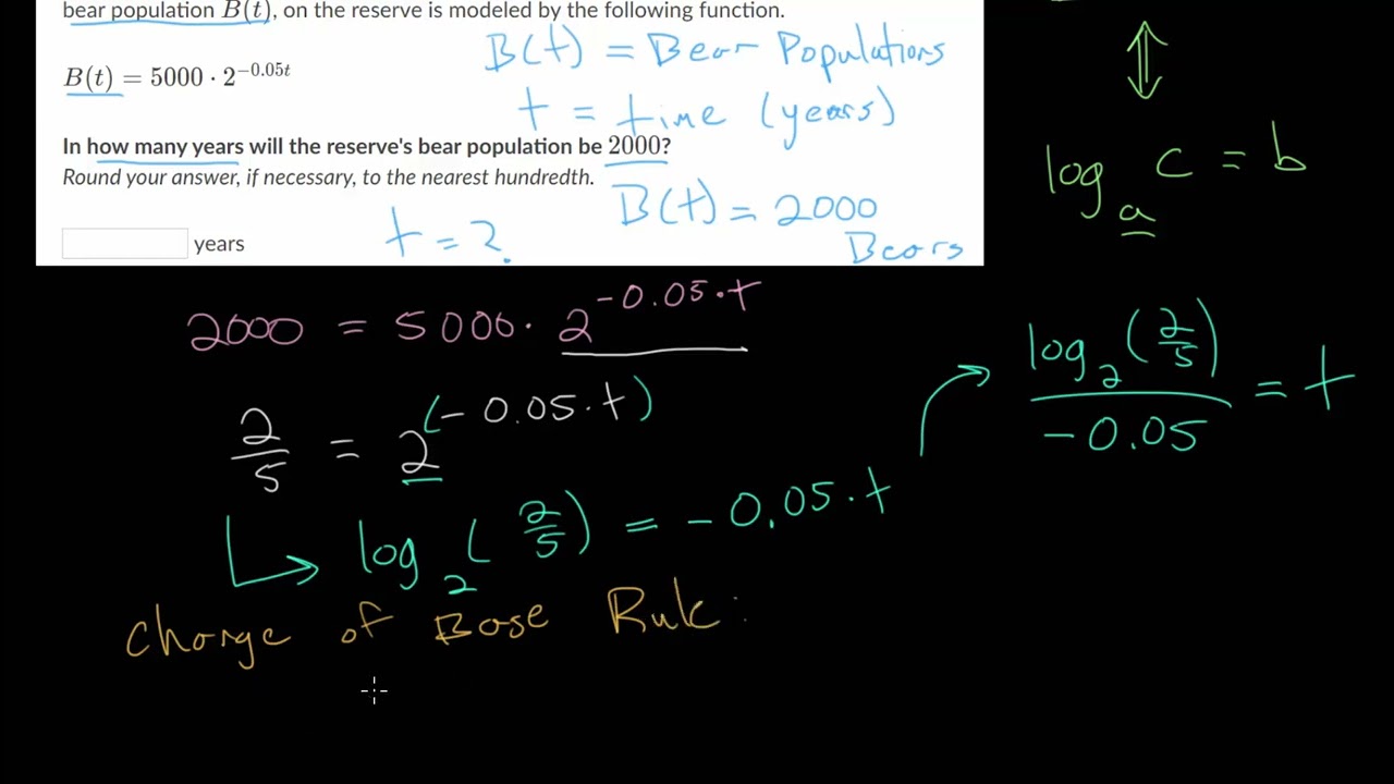 Exponential Model Word Problems: Challenge Problem