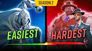 Ranking EVERY Hero From EASIEST to HARDEST in Marvel Rivals | Season 2