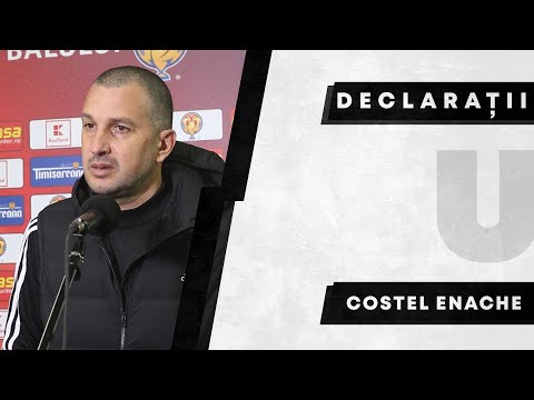DECLARAȚII | Costel Enache după FC Universitatea Cluj - Viitorul Pandurii Târgu Jiu