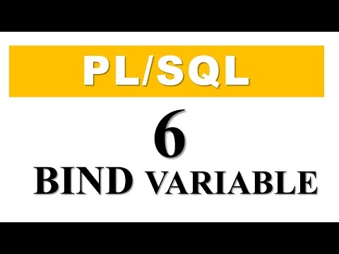 Oracle Tutorial Bind Variables In Pl Sql