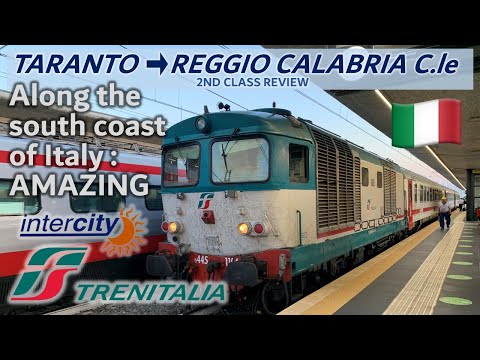 The Ionian Railway : Italy's last diesel InterCity (Taranto→Reggio Calabria C.le)