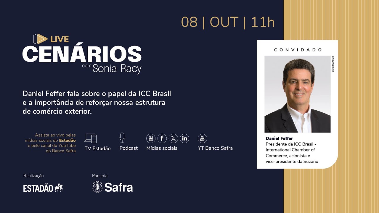 PATROCINADO: Live Cenários com Sonia Racy