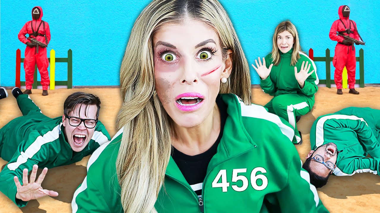 Playing SQUID GAME In Real Life for Gender Reveal