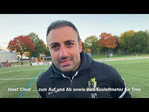 16.10.2021: Sportfreunde Eisbachtal - Eintracht Trier 4:4 - SVE-Trainer Josef Cinar im Interview